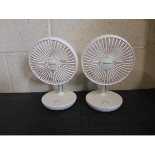 6021 - Two Meaco Portable Fans (332-113) *This lot is subject to vat