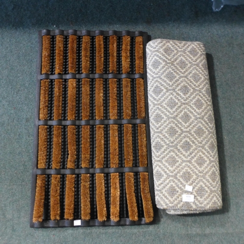 6036 - Primeur Coir Rod Mat and a Multy Floor Runner  (332-355,397) *This lot is subject to vat