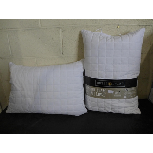 6046 - Two Hotel Grand Shredded Memory Foam Pillows  (332-398) *This lot is subject to vat