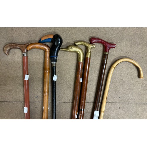 310 - Assorted walking sticks