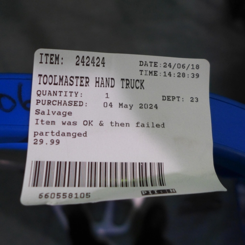 6329 - Toolmaster Hand Truck 159Kg    (332-419) *This lot is subject to vat