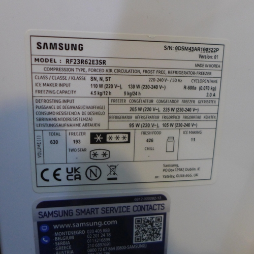 6345 - Samsung Vignette side by side Fridge Freezer  - model no - Rf23R62E3Sr/Eu, Original RRP £1749.99 + v... 