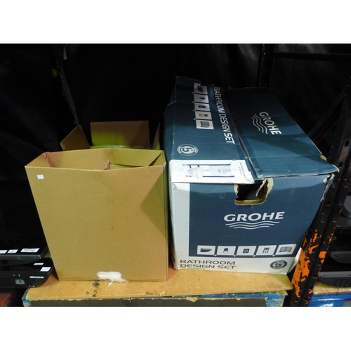 6368 - 2 x Mixed Grohe Wall Hung Toilets, Original RRP £249.99 + vat (332-371,372) *This lot is subject to ... 