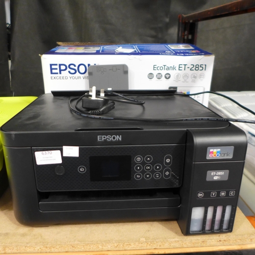 6370 - Epson Et-2851 Ink Jet Printer , Original RRP £199.99 + vat (332-192) *This lot is subject to vat