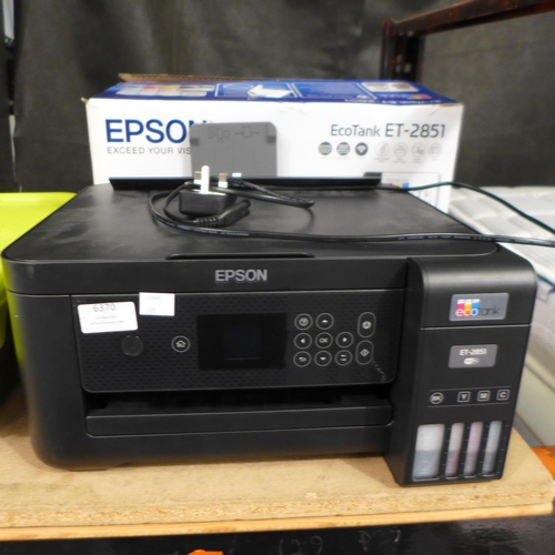 6370 - Epson Et-2851 Ink Jet Printer , Original RRP £199.99 + vat (332-192) *This lot is subject to vat