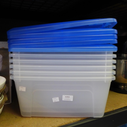 6393 - Iris 15L Storage Box Containers (332-187) *This lot is subject to vat