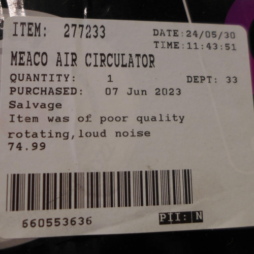 6399 - Meaco Air Circulator - No Remote (332-186) *This lot is subject to vat