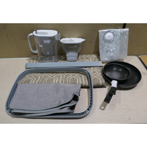 6254 - JJ Laundry Basket 90L, Kitchenaid Fry Pan 2 Piece H/Anodised, Brita Maxtra Xl Style Jugs, Multy Floo... 