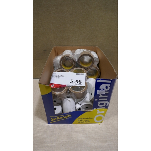 6255 - Scotch Packaging Tape, Thermal till rolls and Thermal Chip and Pin Rolls (332-288-292,301) *This lot... 