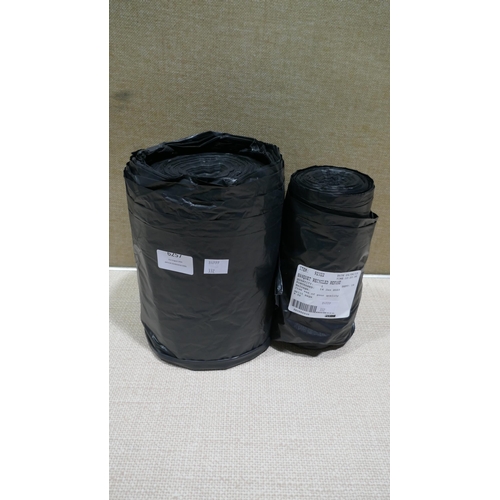 6257 - Two Rolls of Banquet Recycled Refuse Sacks  (332-286,287) *This lot is subject to vat