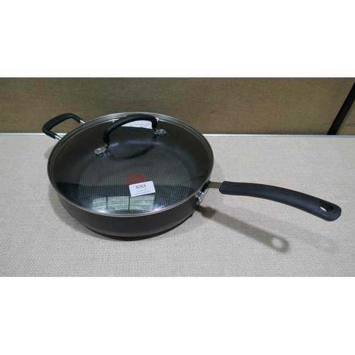 6263 - Tefal Deep Saute Pan 4.7L 30Cm (332-418) *This lot is subject to vat