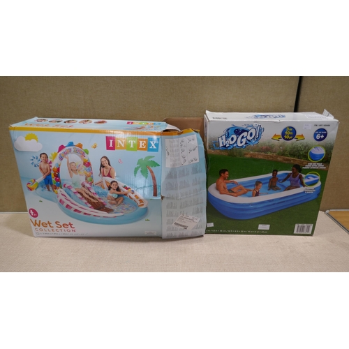 6303 - Intex Candyzone Playcentre and a H20Go! 10Ft Family Pool (332-45,53) *This lot is subject to vat