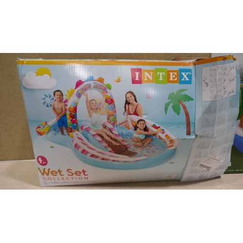 6303 - Intex Candyzone Playcentre and a H20Go! 10Ft Family Pool (332-45,53) *This lot is subject to vat