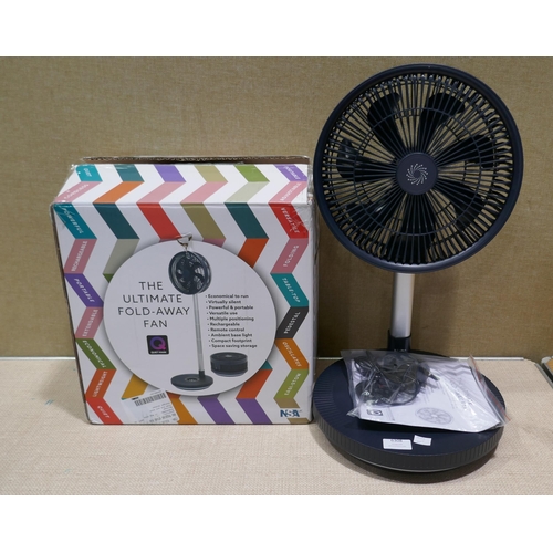 6308 - Nsa Folding Stand Fan (332-48) *This lot is subject to vat