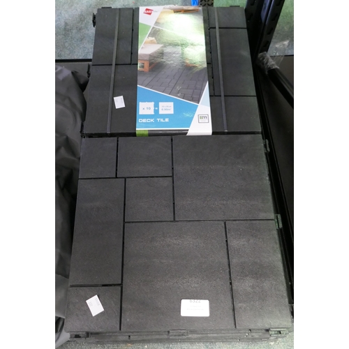 6322 - 2 Packs Of Easy Tile Deck Tiles Mosaic Graphite   (332-32) *This lot is subject to vat