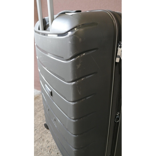 6061 - Rock Prime Grey 3 Piece Luggage Set, Original RRP £145.83 + vat (332-157) *This lot is subject to va... 