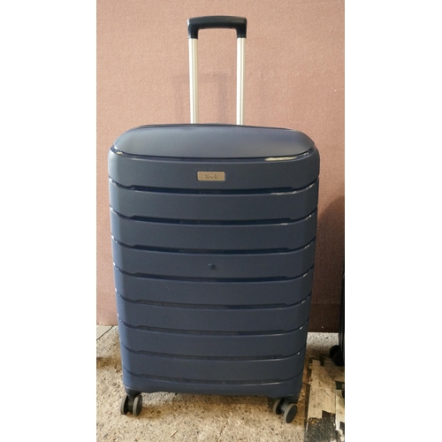 6062 - Rock Prime Blue 3 Piece Luggage Set, Original RRP £145.83 + vat (332-158) *This lot is subject to va... 