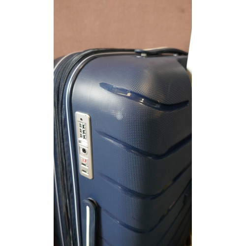 6062 - Rock Prime Blue 3 Piece Luggage Set, Original RRP £145.83 + vat (332-158) *This lot is subject to va... 