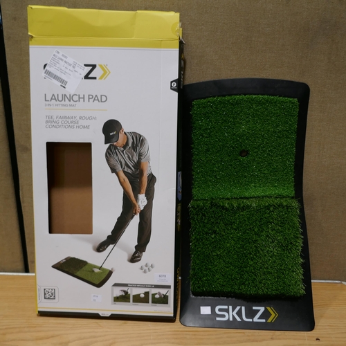 6078 - Memory Foam Travel Pillow, Sklz Launch Practice Pad and a Zulu Water Bottle (332-86,448,473) *This l... 