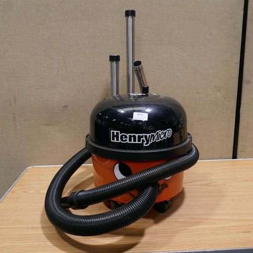 6079 - Henry Micro Hi-Flo Vacuum Cleaner, Original RRP £139.99 + vat (332-469) *This lot is subject to vat