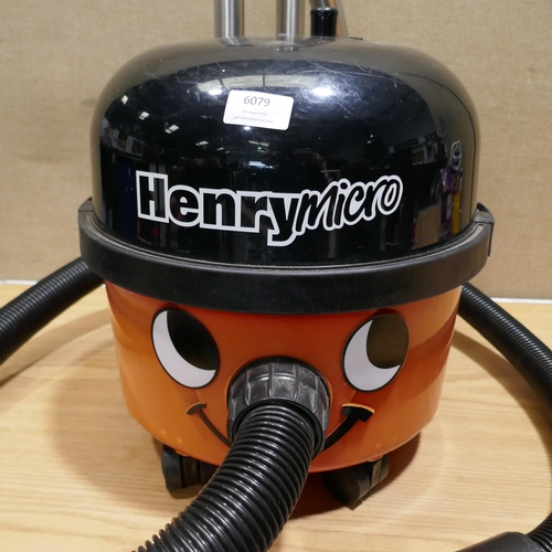 6079 - Henry Micro Hi-Flo Vacuum Cleaner, Original RRP £139.99 + vat (332-469) *This lot is subject to vat