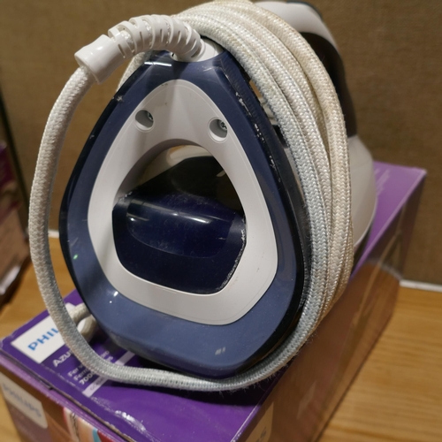 6080 - Philips Handheld Steamer and a Philips Azur Steam Iron    (332-446,450) *This lot is subject to vat