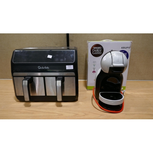 6162 - Krups Mini Me Anthricite Coffee Machine and Sur La Table Air Fryer    (329-32,150)   * This lot is s... 