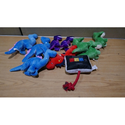 6178 - Dino Crew Dog Toys (332-138) *This lot is subject to vat