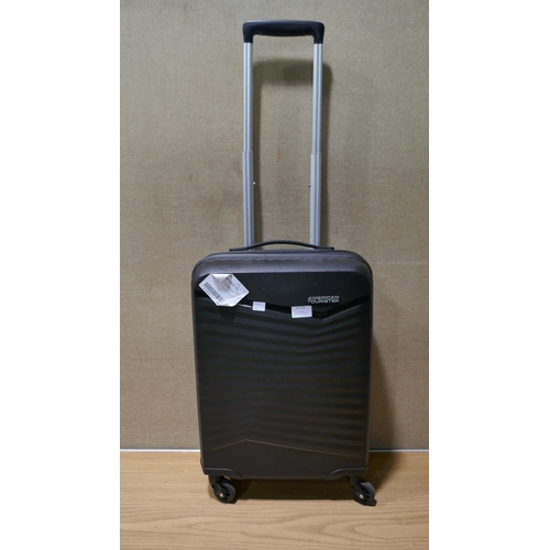 6179 - At Jetdriver Carry-on 55Cm Hardside Black Suitcase (332-121) *This lot is subject to vat