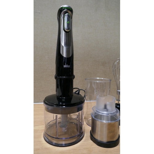 6198 - Braun Hand Blender - model - Mq9138Xi  (332-242,517) *This lot is subject to vat