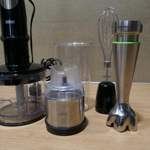 6198 - Braun Hand Blender - model - Mq9138Xi  (332-242,517) *This lot is subject to vat