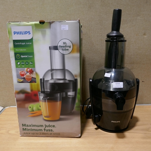 6208 - Philips Viva Juicer - Hr1855/70    (332-520) *This lot is subject to vat