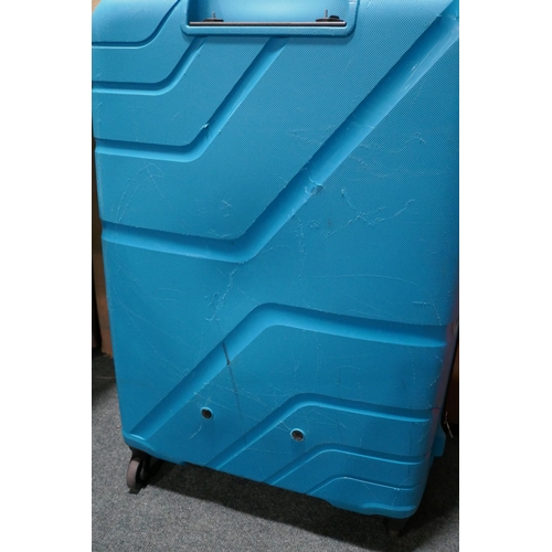 6215 - At Jetdriver Carry on 55Cm 4 Wheel Spinner Hardside Suitcase, At Jetdriver Large 79Cm  4 Wheel Spinn... 