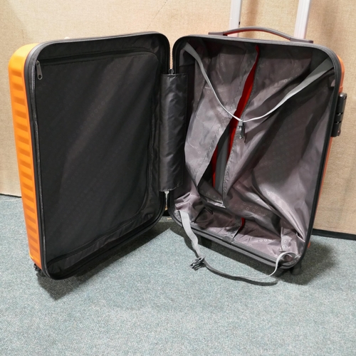 6215 - At Jetdriver Carry on 55Cm 4 Wheel Spinner Hardside Suitcase, At Jetdriver Large 79Cm  4 Wheel Spinn... 