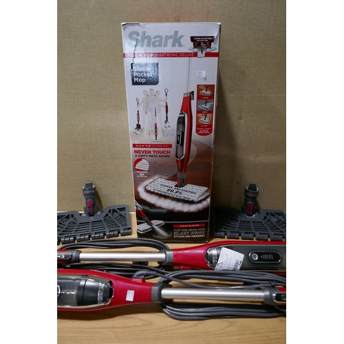 6222 - 2 x Shark Steam Mops , Original RRP £99.99 + vat (332-237,238) *This lot is subject to vat