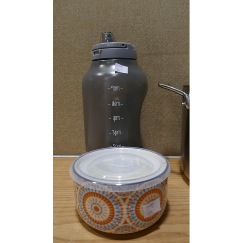 6236 - Ello Water Bottle+ Tramotina Stock Pot   (332-275,276) *This lot is subject to vat