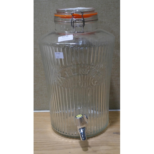 6238 - Kilner Drink Dispenser 8L vintage (332-270) *This lot is subject to vat