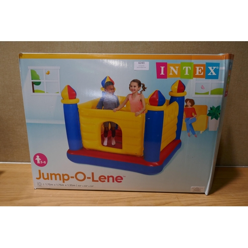 6243 - Intex Castle Bouncer Jump-O-Lenes (332-271,310) *This lot is subject to vat