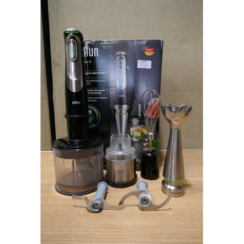 6250 - Braun Hand Blender Mq9138Xi  (332-325) *This lot is subject to vat