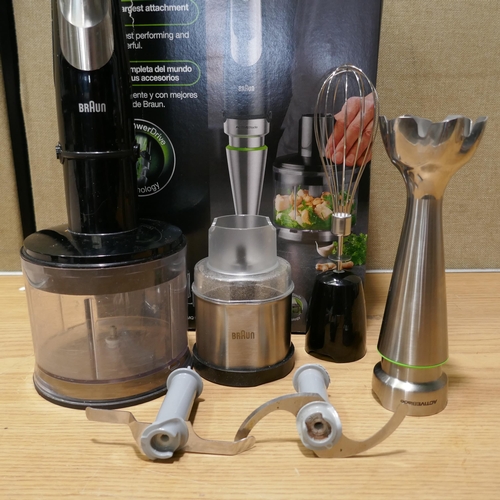 6250 - Braun Hand Blender Mq9138Xi  (332-325) *This lot is subject to vat