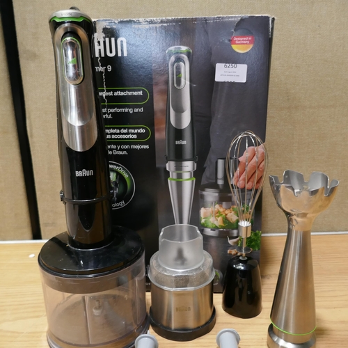 6250 - Braun Hand Blender Mq9138Xi  (332-325) *This lot is subject to vat