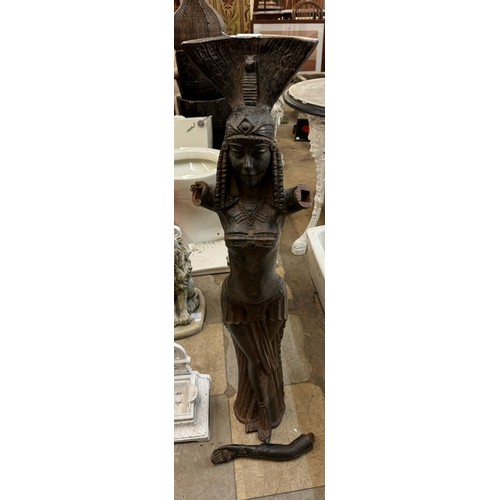 230A - A 1920s Art Deco Egyptian revival figural table base