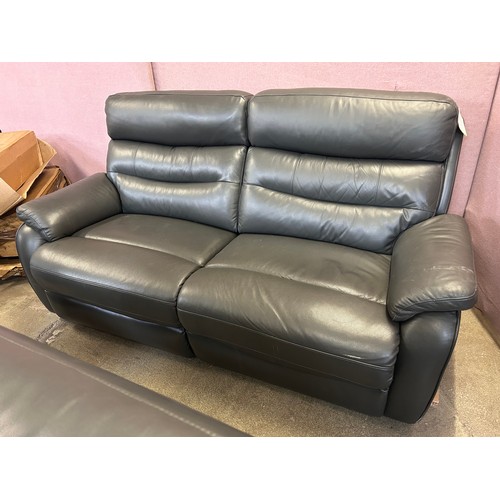 1463 - Fletcher 2.5 Seater Leather power Recliner, Original RRP £1124.99 + Vat- slightly worn/scuffed(4211-... 