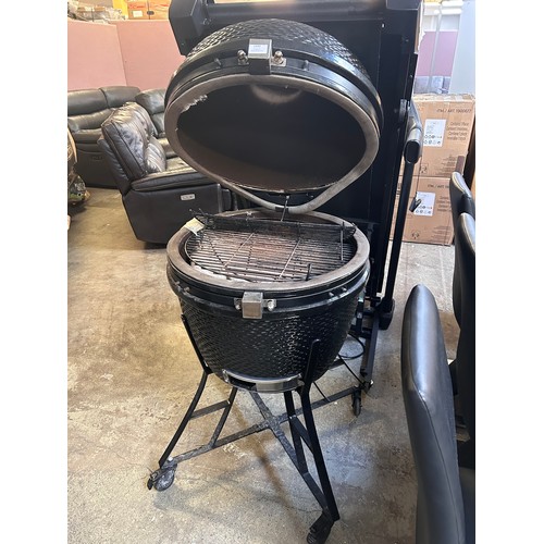 1490 - 24  Kamado Grill Black Inc Cover, Original RRP £566.66 + Vat (4211-1) *This lot is subject to Vat