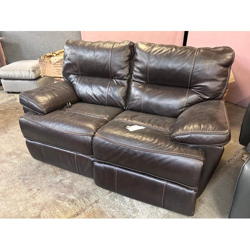 1499 - Tomlin Power Loveseat Leather, Original RRP £666.66 + Vat (4211-35) *This lot is subject to Vat