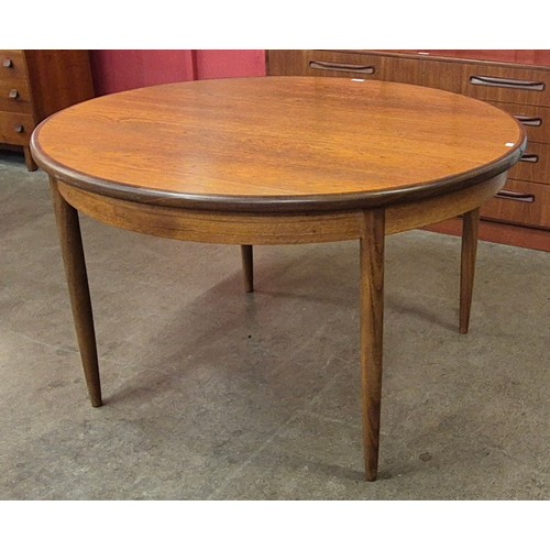 2 - A G-Plan Fresco teak circular dining table