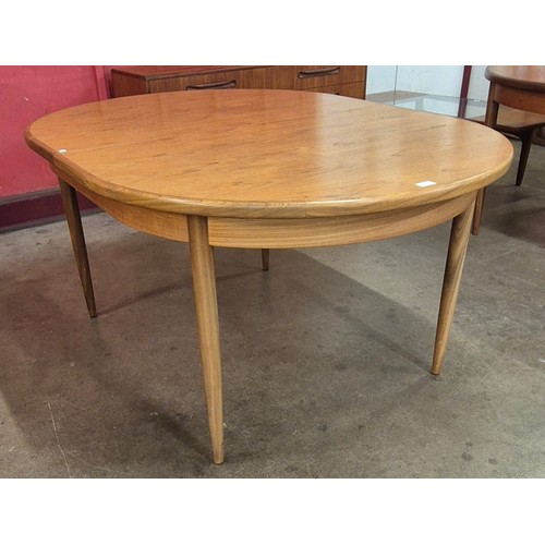 4 - A G-Plan Fresco teak oval extending dining table