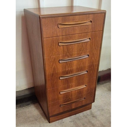 7 - A G-Plan Fresco teak chest of drawers