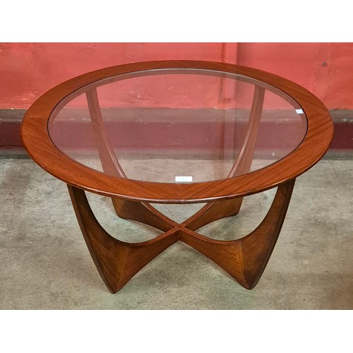 9 - A G-Plan Astro teak and glass topped circular coffee table