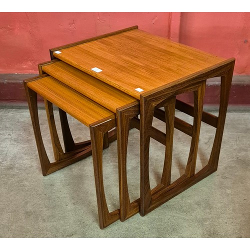 13 - A G-Plan Quadrille teak nest of tables